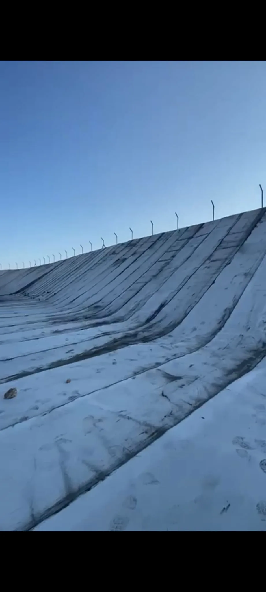 Rulo Beton® geomembran üstü koruma uygulaması